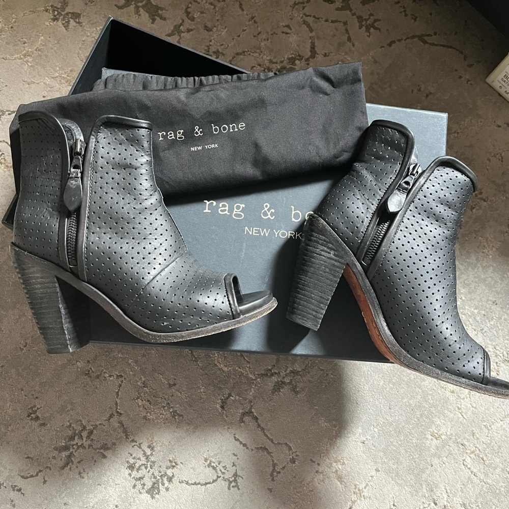 Rag & Bone Noelle open toe booties
